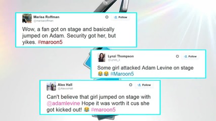 See Adam Levine Get Ambushed by a Fan