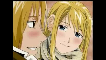 ed and winry (kiss the girl)