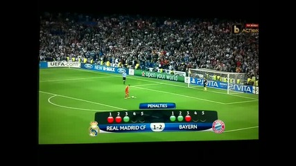 Реал Мадрид - Байерн Мюнхен - Дузпи - Полуфинал от Шампионската Лига 25.04.2012