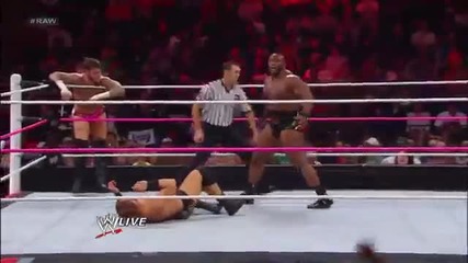 Cm Punk & Big E Langston vs. Ryback & Curtis Axel