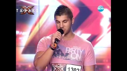 Синът на Тони Стораро в X - Factor България 16.09.11