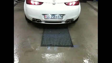 Alfa Romeo Brera хвърля вода през ауспуха