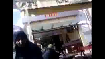 Ciganka pred kafe Viva - grad Veliko Turnovo