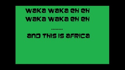 Shakira - Waka Waka subs on english