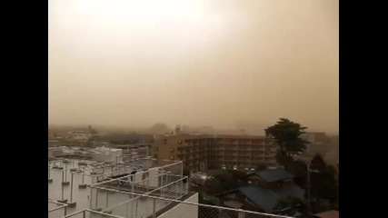 Пясъчна буря в Токио