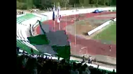 Берое 1 - 0 Спортист Своге /19.09.2009/ - Начало на мача + радостта от гола 
