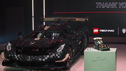 Направиха лимитиран мегаавтомобил в реални размери от блокчета LEGO