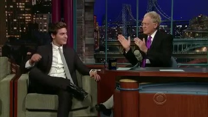 Zac Efron Full Interview in David Letterman ( High Quality ) 