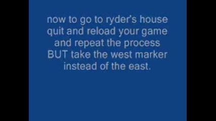 Youtube - how to get to sweets and ryders house in gta san andreas