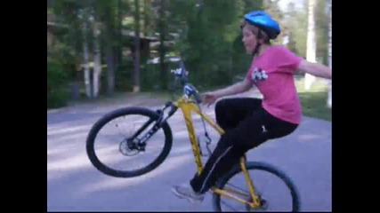 Mtb Stunts - No - handed wheelies, manuals, stoppies and much 