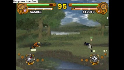 Naruto Ultimate Ninja 3 Sasuke (me) vs Naruto (for Ps2 runed by Pcsx2 Emulator on computer)