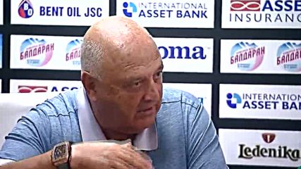 Пресконференция на Венци Стефанов и Александров Тарханов