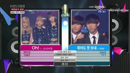 This Year`s Winner on Music Bank is - Snsd ~ Music Bank (17.12.10) 