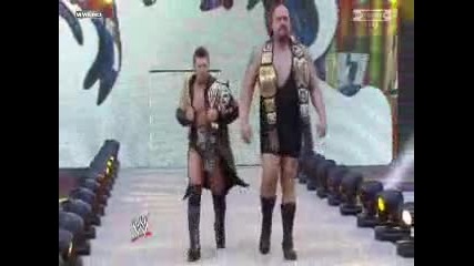 Wrestlemania 26 - John Morrison & R - Truth vs The Miz & Big Show ( Unified Tag Team Championship) 