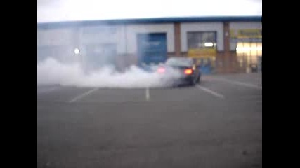 Bmw E34 540i V8 Burnout 