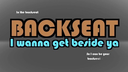 New Boyz - Backseat feat. The Cataracs & Dev ( Official Lyric Video )