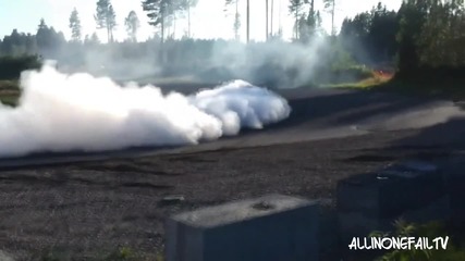 Mind-blowing Audi Quattro Drift!