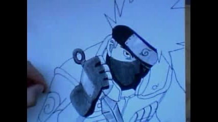 How to draw Kakashi Hatake