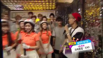 Exo & Crayon Pop - Interview @ Music Bank [23/8/13]