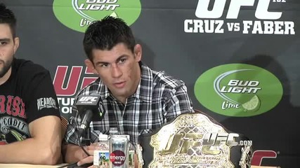 Ufc 132 Post-fight Press Conference Highlight Cruz vs Faber