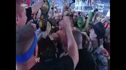 Wrestlemania 25 - Джон Сина Побеждава Грамадата И Острието И Печели World Heavyweight Champions