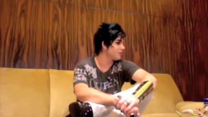 Adam Lambert Singapore Interview (part 1 of 3)