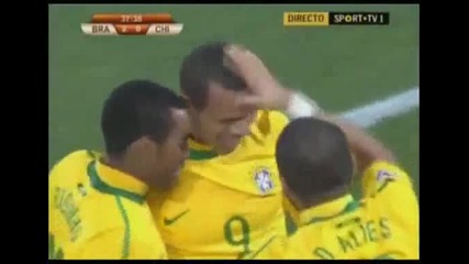 Бразилия 3:0 Чили (fifa World Cup 2010) 