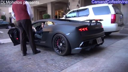 Звяр с 1500 к.с. Twin Turbo Lamborghini казва "здрасти" в Бевърли Хилс