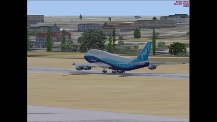 fsx бойнг 747-400 полет