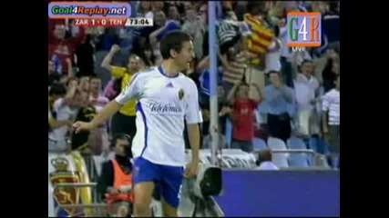 Real Zaragoza - Tenerife 1 - 0 (1 - 0,  29 8 2009)
