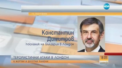 АТАКАТА В ЛОНДОН: Няма данни за пострадали българи