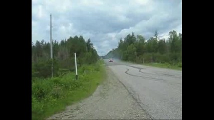 Honda Civic Burnout