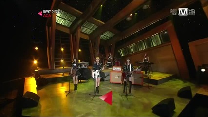 Aoa - Get Out @ Music Triangle (10.10.2012)