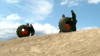 Jackass 2 The Big Tire Race -idioti ot klasa