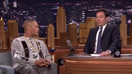 Интервю с T.i. при Jimmy Fallon