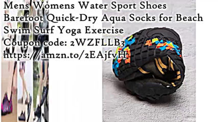 Mens Womens Water Sport Shoes Barefoot Quick-dry Aqua Socks for Beach Swim Surf Yoga Exercise