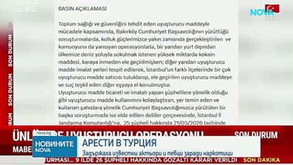 Задържаха 22 звезди на шоубизнеса в Турция, сред тях е и актрисата Берен Саат