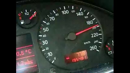 Audi A4 1.8 T acceleration