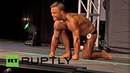 USA: Bodybuilder with Down Syndrome competes in Kentucky bodybuilding comp