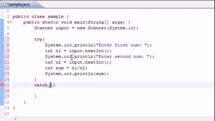 Java Programming Tutorial - 82 - Exception Handling