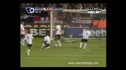 Bolton Wanderers 0 - 4 Manchester Unite 27.03.2010 