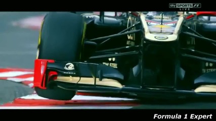 F1 Гран при на Монако 2012 - избрани моменти от Fp 2 [hd]