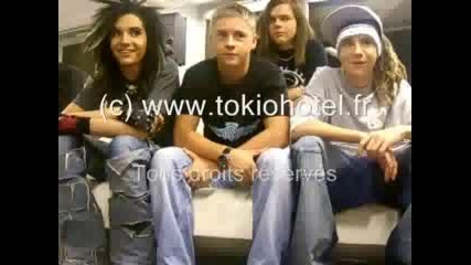 Интервю С Tokio Hotel В Париж - Част 1