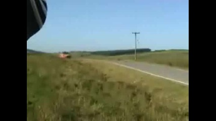 Subaru And Peugeot Rally Crash