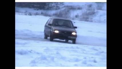 Subaru Justy 4x4 turbo drift 