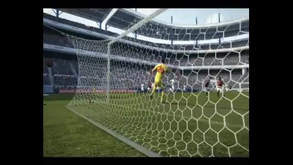 C. Ronaldo super goal in Pes 2011