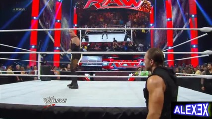 Гробаря, Кейн и Даниел Брайън отблъскват Щит Raw 8.4.2013