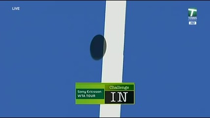 Jelena Jankovic hits a spectacular winner on set point