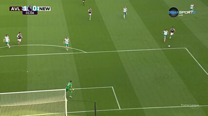 Goal by Aston Villa