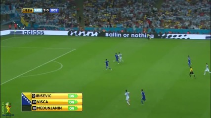 World Cup 2014 - Argentina vs Bosnia-herzegovina 2-1